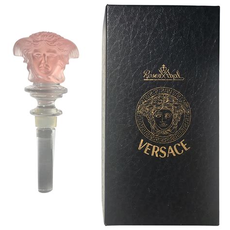 rosenthal versace medusa giftware|rosenthal Versace Medusa wine stopper.